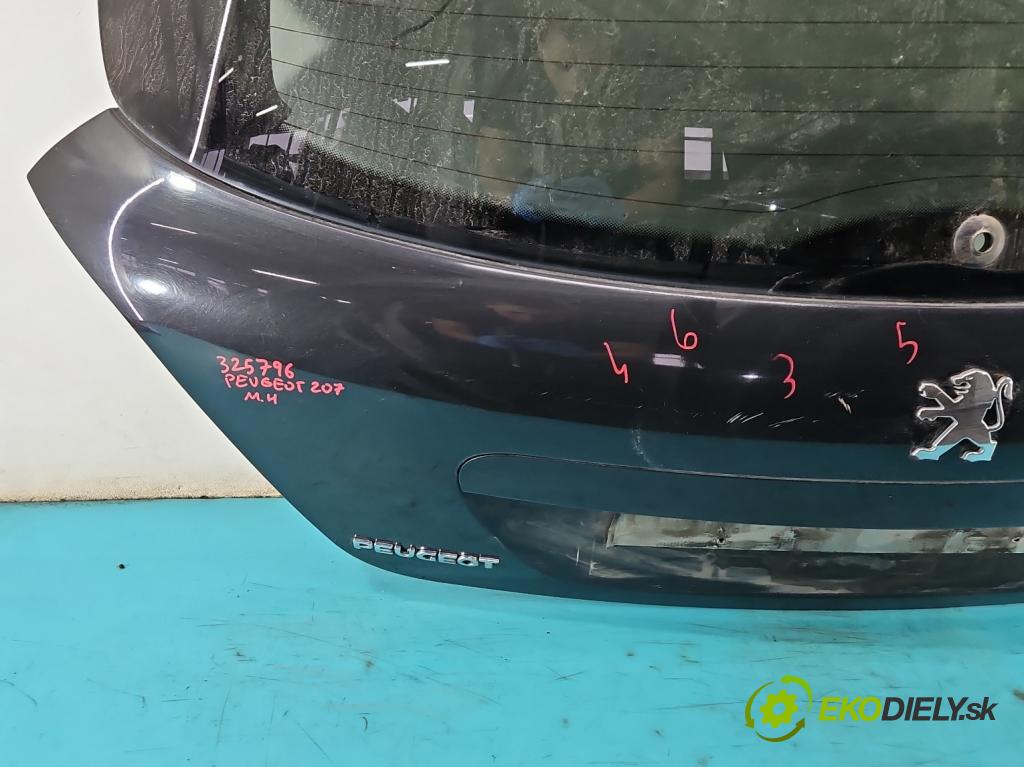 Peugeot 207 1.6 hdi 92 hp manual 68 kW 1560 cm3 5- zadní kufrové dveře  (Zadní kapoty)