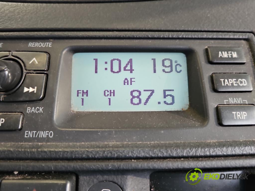 Toyota Yaris I 1999-2005 1.4 D4D 75 HP manual 55 kW 1364 cm3 5- Zobrazit: 88110-0D040 (Prístrojové dosky, displeje)