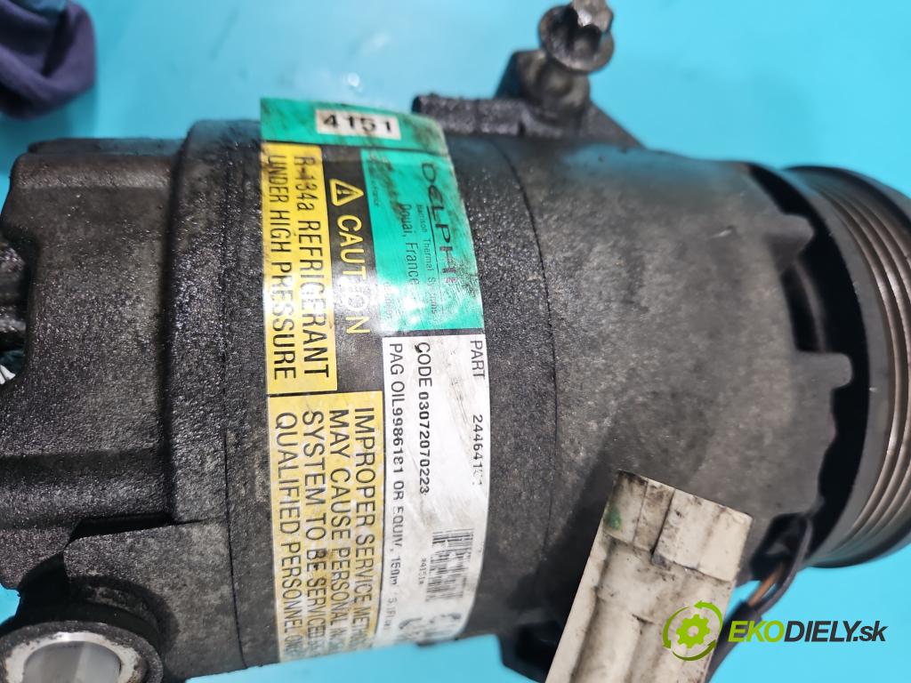 Opel Zafira A 1999-2005 1.8 16V 125 hp manual 92 kW 1796 cm3 5- Kompresor: klíma  (Kompresory)