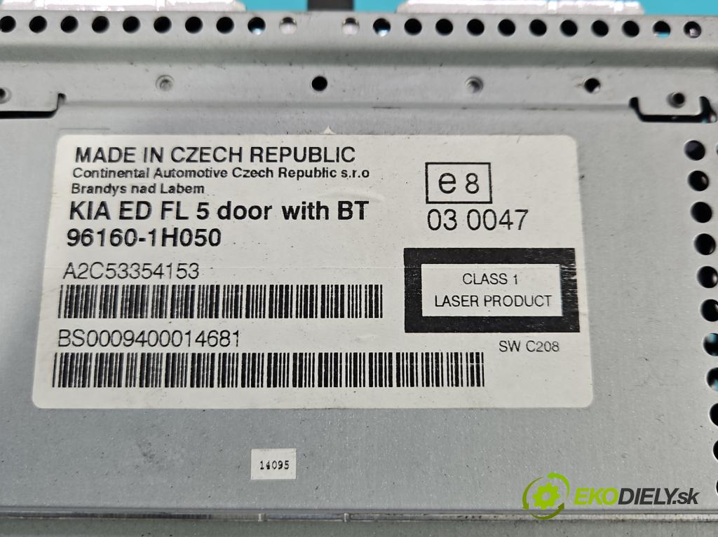 Kia Ceed I 2006-2012 1.6 crdi 116 HP manual 85 kW 1582 cm3 5- Radio originál 96160-1H050