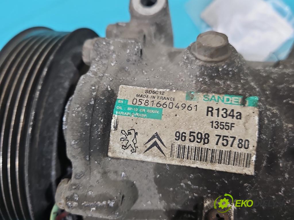 Citroen Berlingo II 2008-2018 1.6 16V 90 hp manual 66 kW 1587 cm3 5- Kompresor: klíma 9659875780 (Kompresory)
