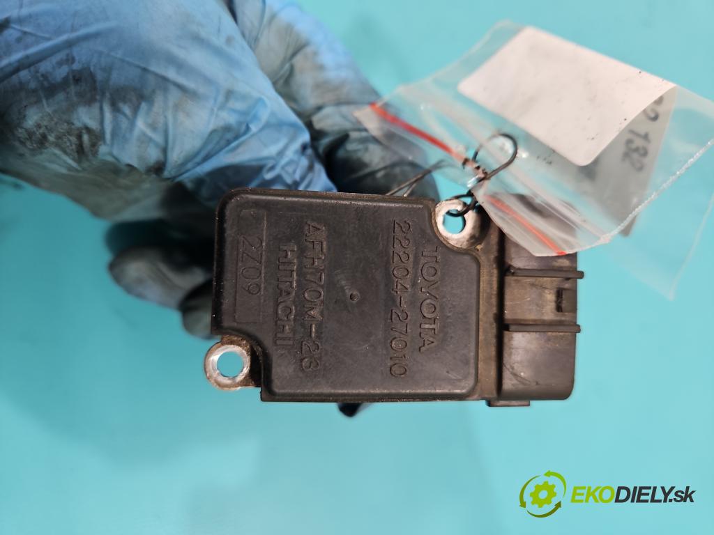 Toyota Avensis II T25 2003-2008 2.0 D4D 116 HP manual 85 kW 1995 cm3 5- průtokoměr: AFH70M-23 (Váhy vzduchu)