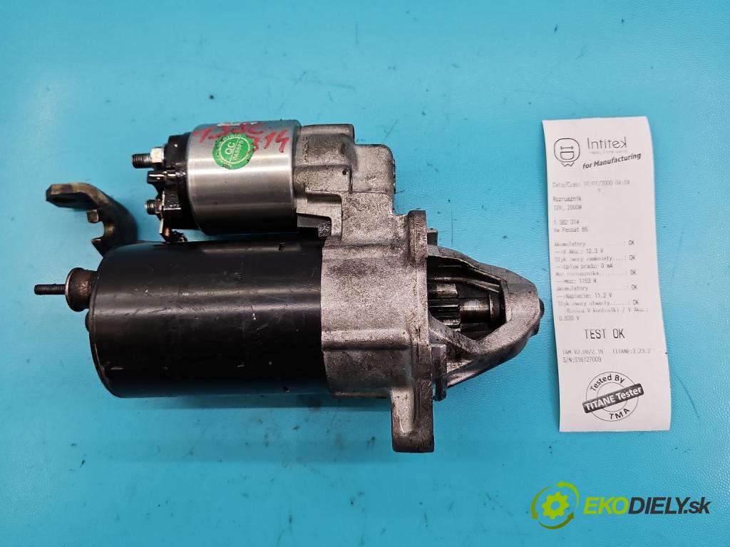 Vw Passat B5 1995-2005 1.8 20V 125 HP manual 92 kW 1781 cm3 5- štartér 0001107068 (Štartéry)