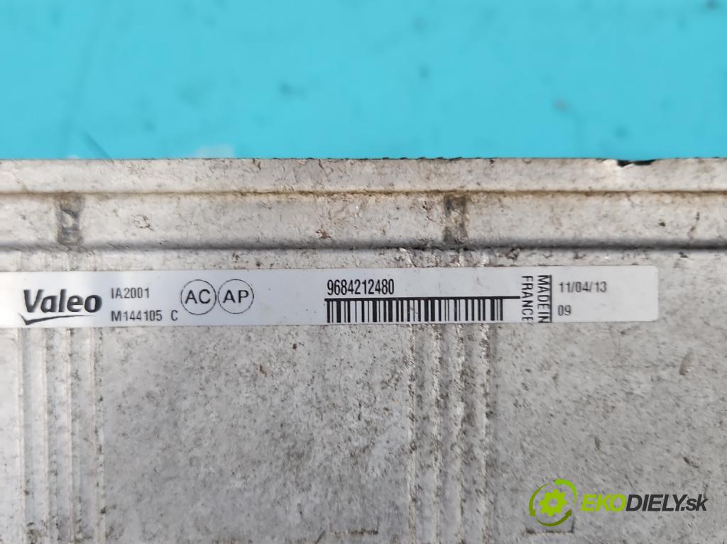 Peugeot 308 I 2007-2013 1.6 hdi 92 hp manual 68 kW 1560 cm3 5- Intercooler 9684212480 (Chladiče nasávaného vzduchu (intercoolery))