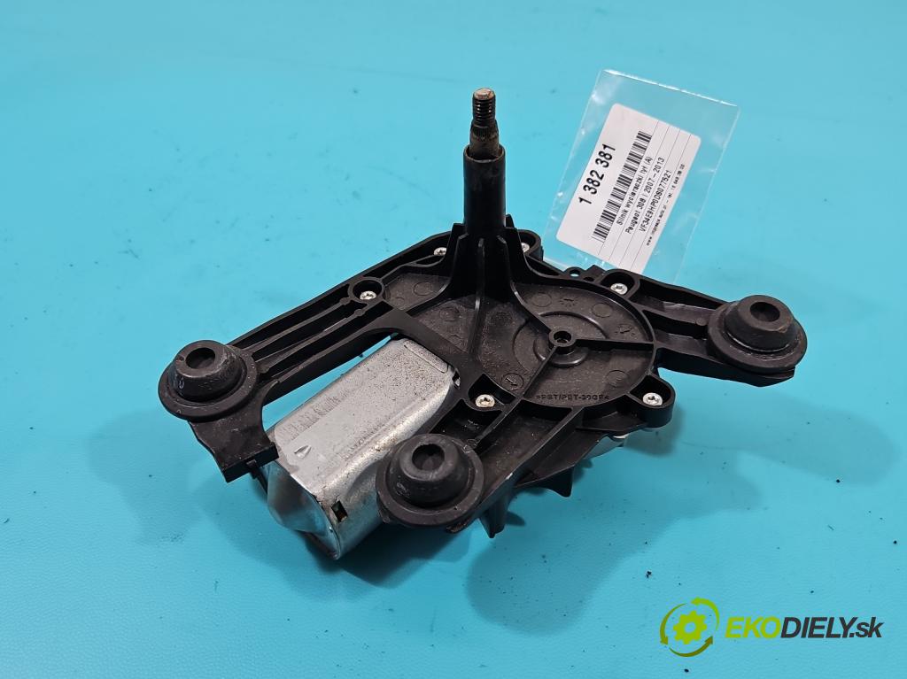 Peugeot 308 I 2007-2013 1.6 hdi 92 hp manual 68 kW 1560 cm3 5- motor stěrače zadní 9680477480