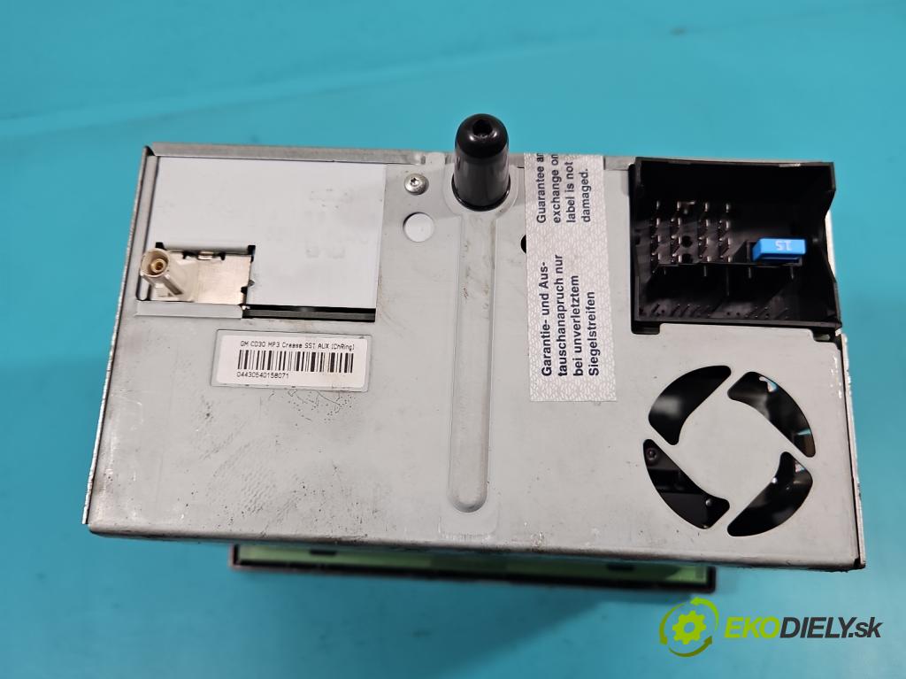Opel Astra III 2004-2014 1.7 cdti 101 HP manual 74 kW 1686 cm3 5- Radio originál 13255553