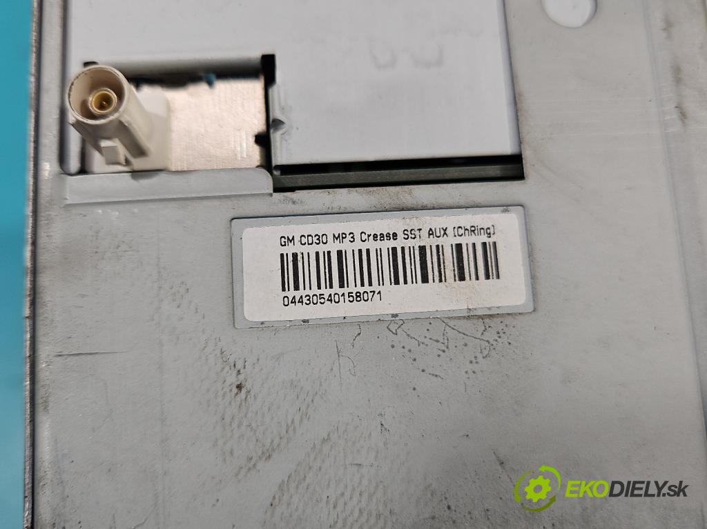 Opel Astra III 2004-2014 1.7 cdti 101 HP manual 74 kW 1686 cm3 5- Radio originál 13255553