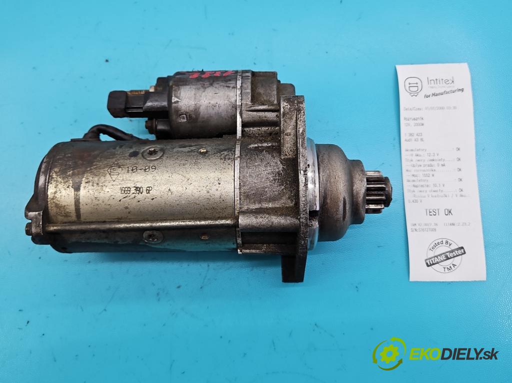 Audi A3 8L 1996-2003 1.9 tdi 110 HP manual 81 kW 1896 cm3 3- štartér D7RS130 (Štartéry)