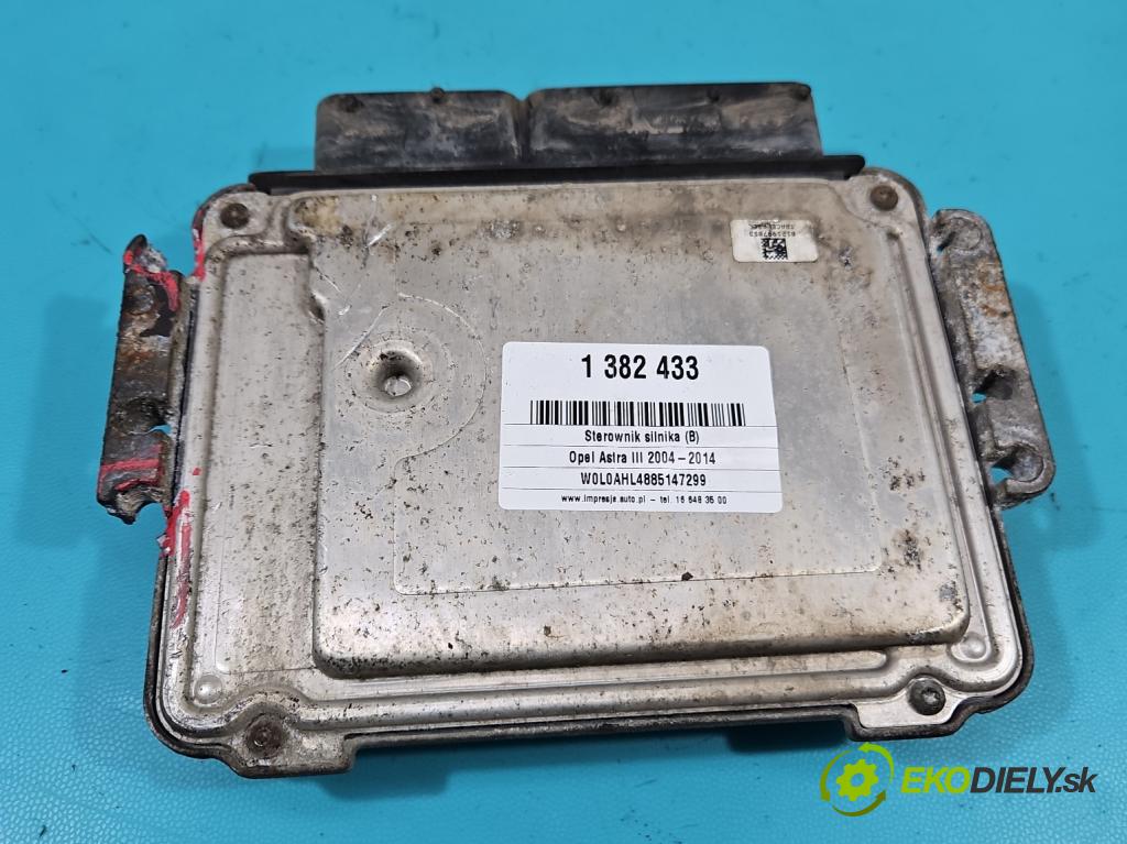 Opel Astra III 2004-2014 1.7 cdti 101 hp manual 74 kW 1686 cm3 5- řídící jednotka motoru 0281014643