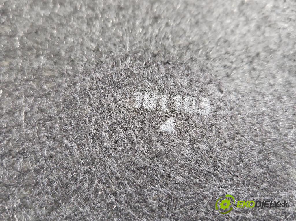 Peugeot 207 1.6 hdi 92 hp manual 68 kW 1560 cm3 5- pláto zadní  (Plata kufrů)