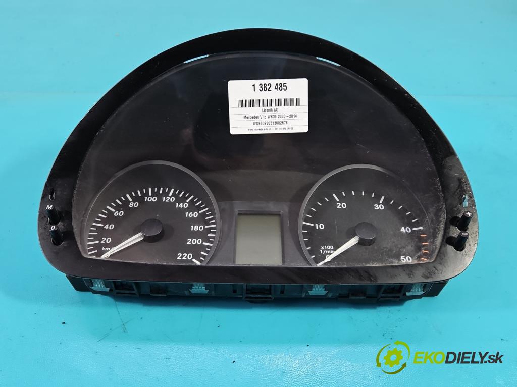 Mercedes Vito W639 2003-2014 2,2.0 cdi 109 HP manual 80 kW 2148 cm3 5- prístrojovka/ budíky  (Prístrojové dosky, displeje)
