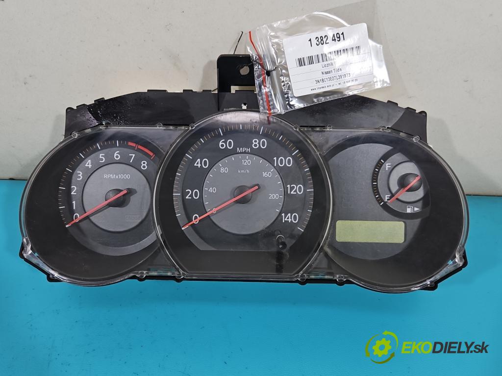 Nissan Tiida 1.8 16V 125 HP automatic 92 kW 1769 cm3 5- prístrojovka/ budíky 24810EL80D (Prístrojové dosky, displeje)