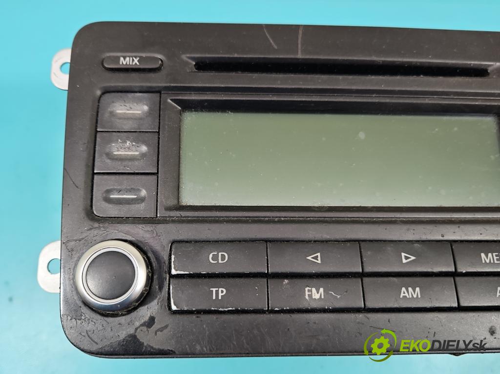 Vw Touran I 2003-2015 1.9 tdi 105 HP manual 77 kW 1896 cm3 5- Radio originál 1K0035186P