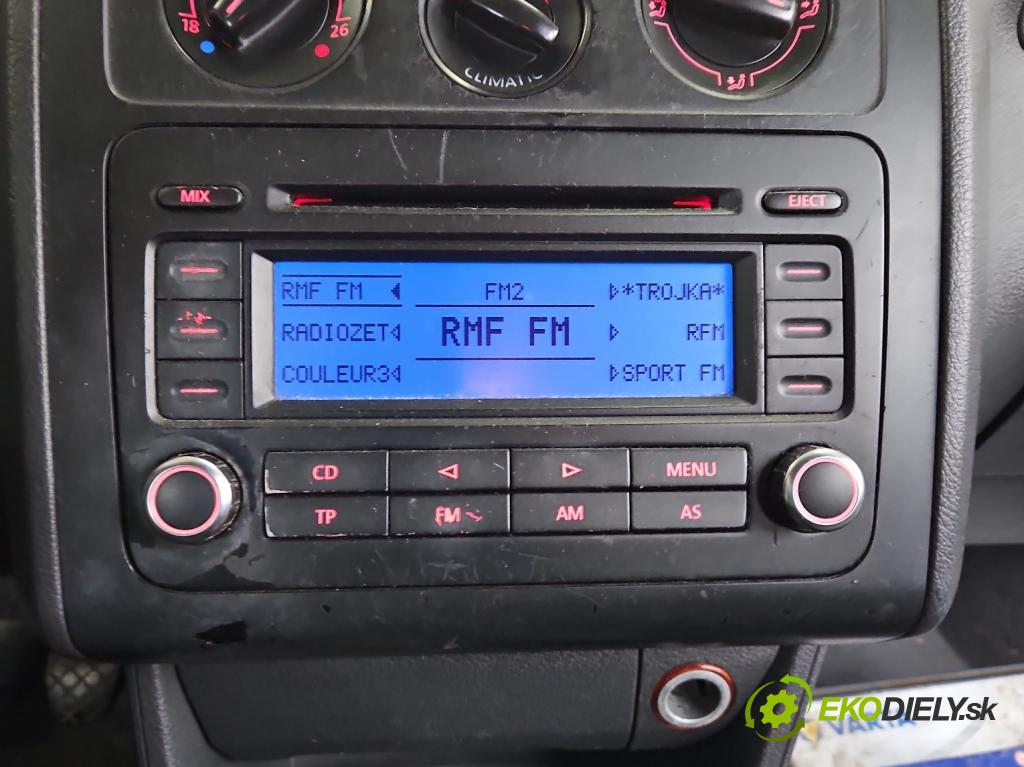 Vw Touran I 2003-2015 1.9 tdi 105 HP manual 77 kW 1896 cm3 5- Radio originál 1K0035186P