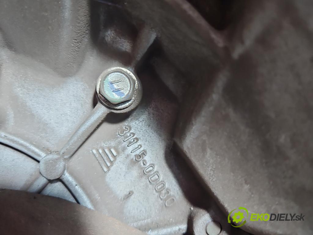Toyota Yaris I 1999-2005 1.4 D4D 75 HP manual 55 kW 1364 cm3 5- prevodovka stupeň,rýchlosť manual 31115-0D030