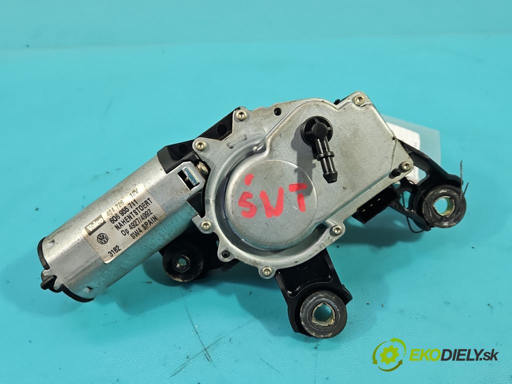 Vw Polo IV 9N 2001-2009 1.2 12V 64 hp manual 47 kW 1198 cm3 5- motor stěrače zadní 6Q6955711