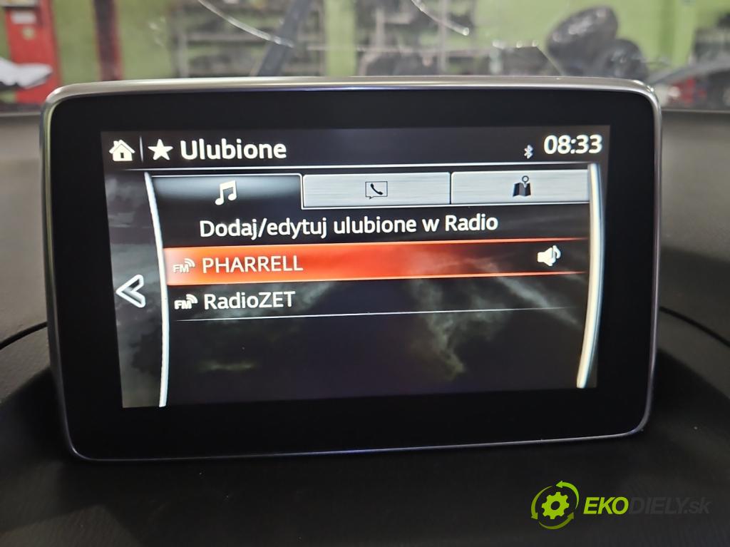 Mazda 3 III BM 2013-2018 2.0 16V 155 HP manual 114 kW 1998 cm3 4- Zobrazit: BHP1611J0D (Prístrojové dosky, displeje)