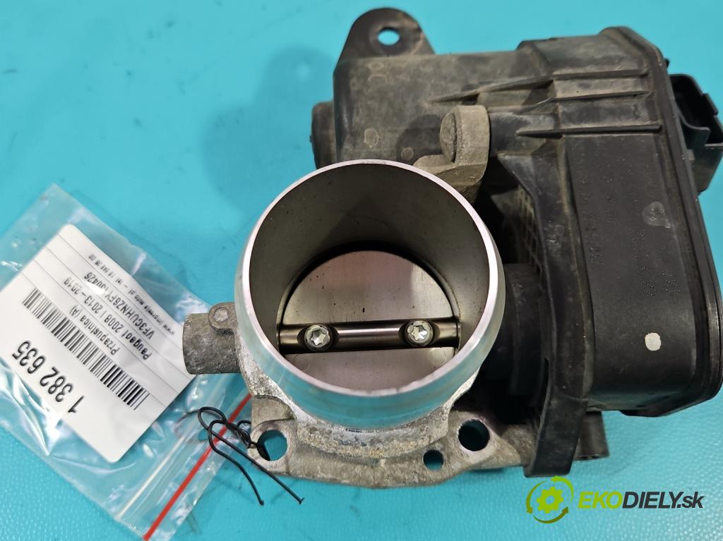 Peugeot 2008 I 2013-2019 1.2 THP 110 hp manual 81 kW 1199 cm3 5- škrticí klapka 9801942080 (Škrticí klapka)