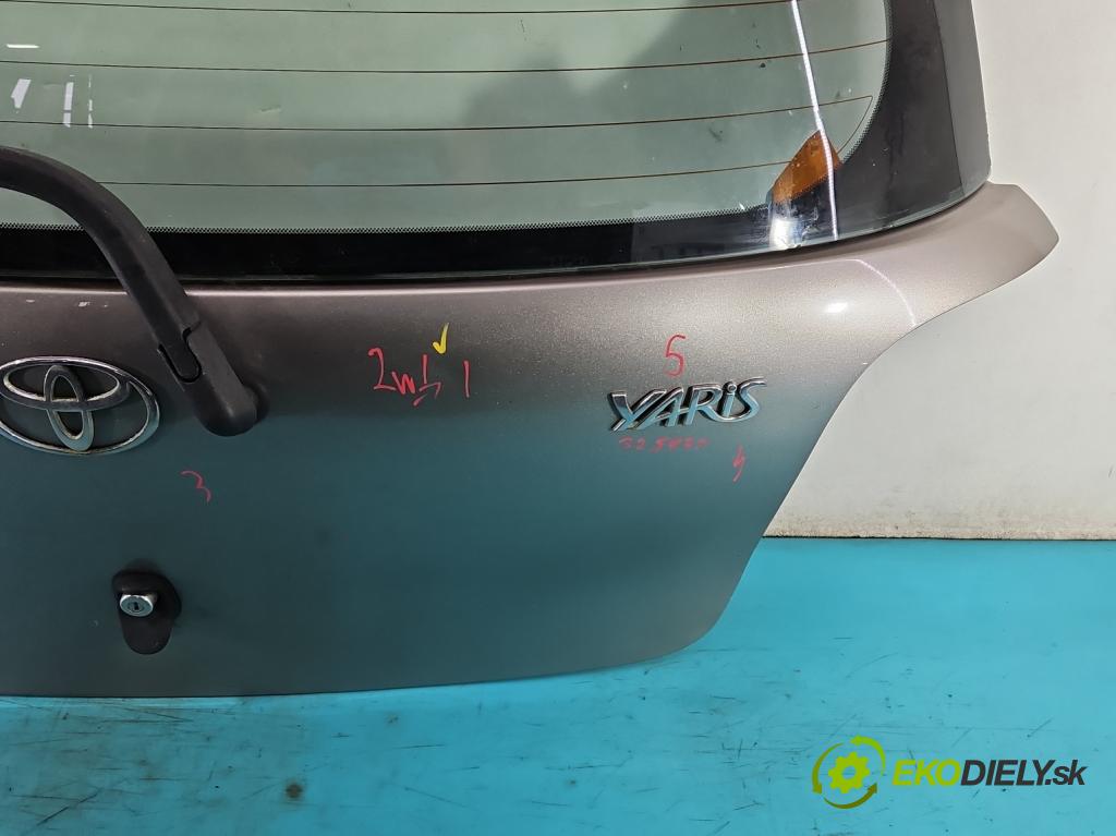 Toyota Yaris I 1999-2005 1.4 D4D 75 hp manual 55 kW 1364 cm3 5- zadní kufrové dveře  (Zadní kapoty)