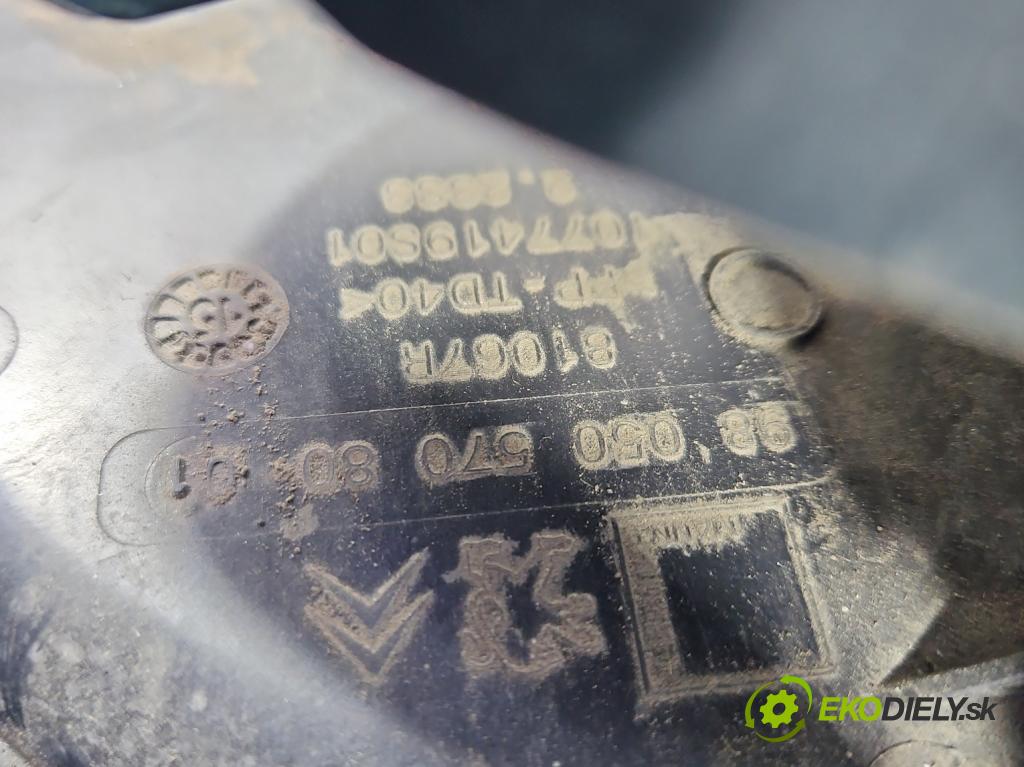 Peugeot 2008 I 2013-2019 1.2 VTi: 110 HP manual 81 kW 1199 cm3 5- obal filtra vzduchu 9805057080 (Obaly filtrov vzduchu)