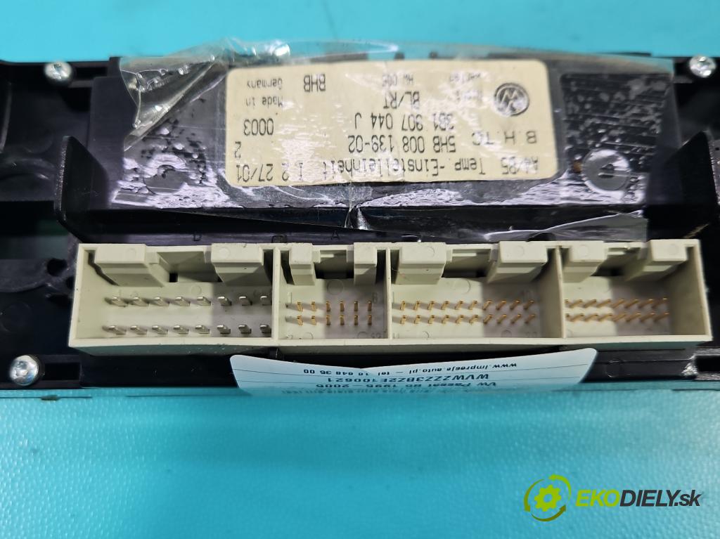 Vw Passat B5 1995-2005 1.8 T 150 HP manual 110 kW 1781 cm3 5- panel kúrenia 3B1907044J