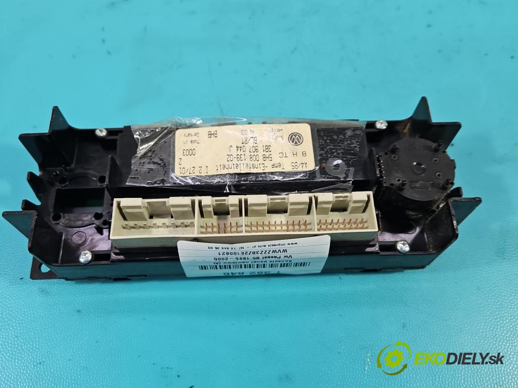 Vw Passat B5 1995-2005 1.8 T 150 HP manual 110 kW 1781 cm3 5- panel kúrenia 3B1907044J