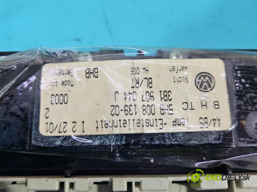 Vw Passat B5 1995-2005 1.8 T 150 HP manual 110 kW 1781 cm3 5- panel kúrenia 3B1907044J