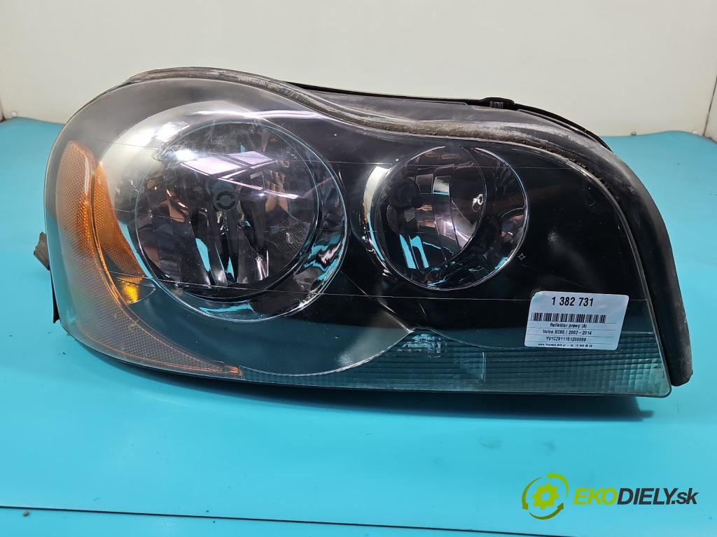 Volvo XC90 I 2002-2014 2.9 T6 272 HP automatic 200 kW 2922 cm3 5- Reflektor: pravý  (Pravé)