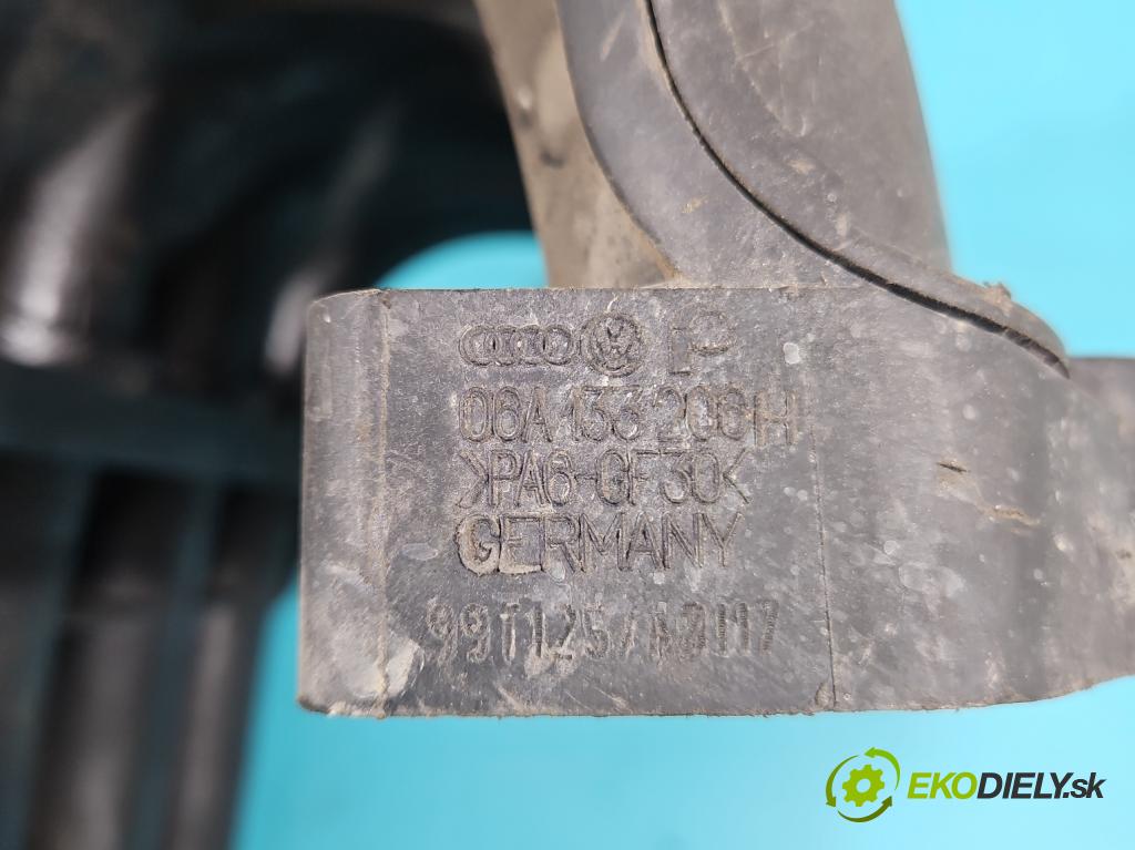 Seat Toledo II 1998-2004 1.6 SR 101 HP manual 74 kW 1595 cm3 4- zvod nasávací 06A133206H (Sacie potrubia)