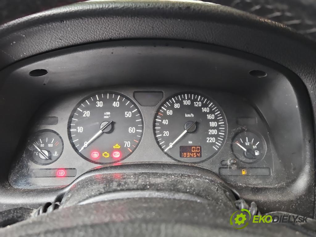Opel Astra II 1998-2009 1.6 16V 105 HP manual 77 kW 1598 cm3 5- prístrojovka/ budíky 24451504ZL (Prístrojové dosky, displeje)