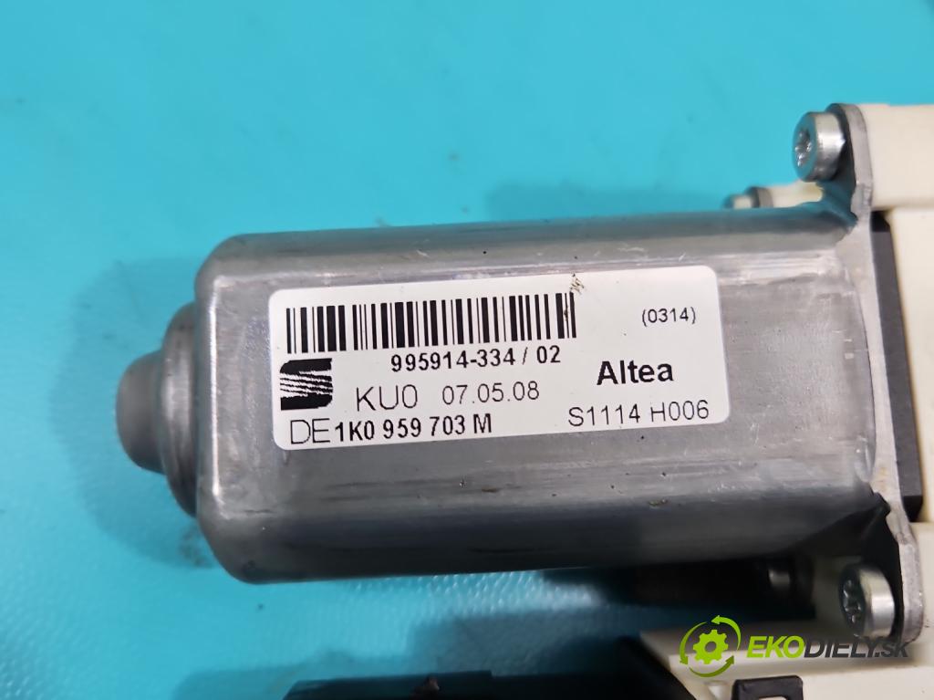 Seat Altea 1.9 tdi (BXE) 105 hp manual 77 kW 1896 cm3 5- mechanismus stahování zadní levý 1K0959703M