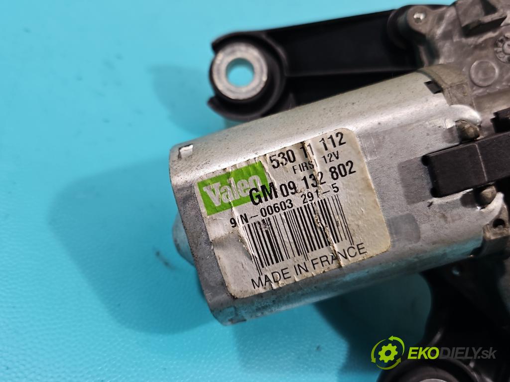 Opel Astra II 1998-2009 1.6 16V 105 hp manual 77 kW 1598 cm3 5- motor stěrače zadní 09132802