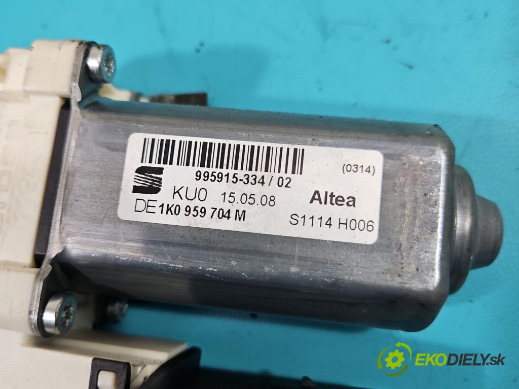 Seat Altea 1.9 tdi (BXE) 105 hp manual 77 kW 1896 cm3 5- mechanismus stahování zadní pravý 1K0959704M