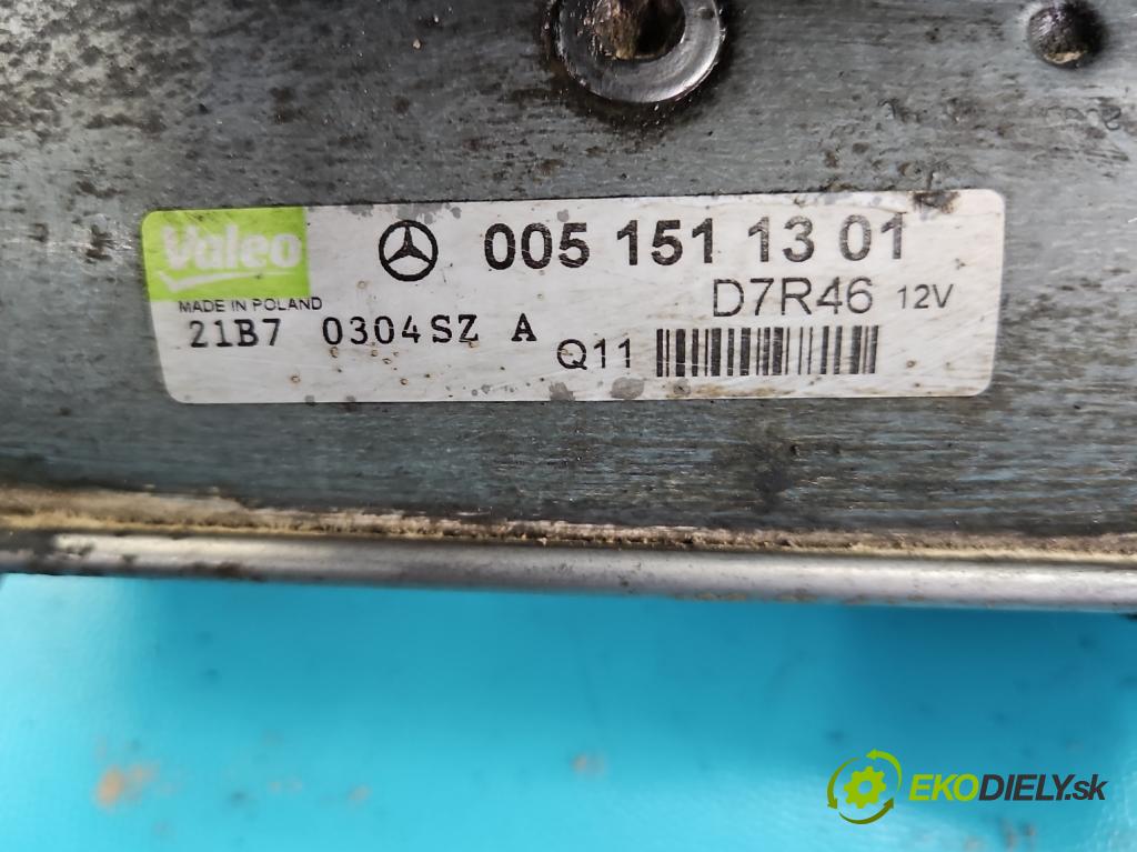 Mercedes Vito W639 2003-2014 2,2.0 cdi 109 HP manual 80 kW 2148 cm3 5- štartér 0051511301 (Štartéry)