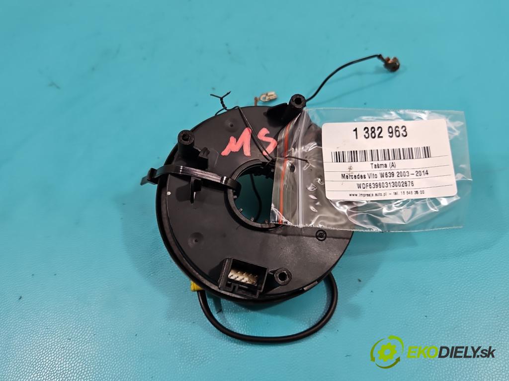 Mercedes Vito W639 2003-2014 2,2.0 cdi 109 HP manual 80 kW 2148 cm3 5- Páska: airbag  (Airbagy)