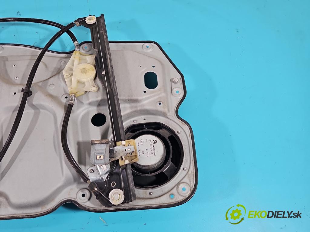 Vw Touran I 2003-2015 1.9 tdi 105 hp manual 77 kW 1896 cm3 5- mechanismus stahování přední pravý 1T0959702B