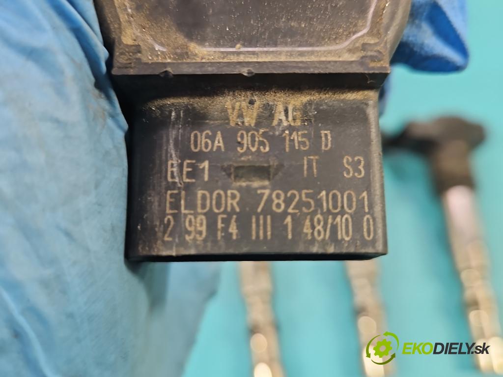 Vw Passat B5 1995-2005 1.8 T 150 HP manual 110 kW 1781 cm3 5- cievka zapaľovacia 06A905115D (Zapaľovacie cievky, moduly)