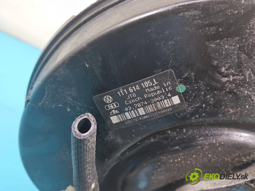 Vw Touran I 2003-2015 1.9 tdi 105 HP manual 77 kW 1896 cm3 5- servo brzdové 1T1614105L