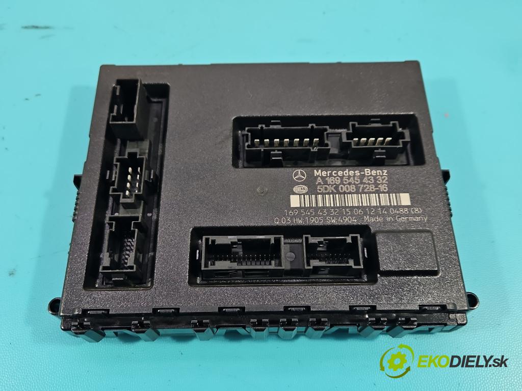 Mercedes B W245 2005-2011 2.0 cdi 109 hp manual 80 kW 1992 cm3 5- řídící jednotka A1695454332