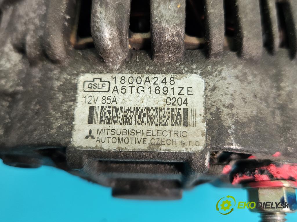 Mitsubishi Colt Z30 VI 2004-2012 1.3 16V 95 HP manual 70 kW 1332 cm3 5- Alternator A5TG1691ZE (Alternátory)