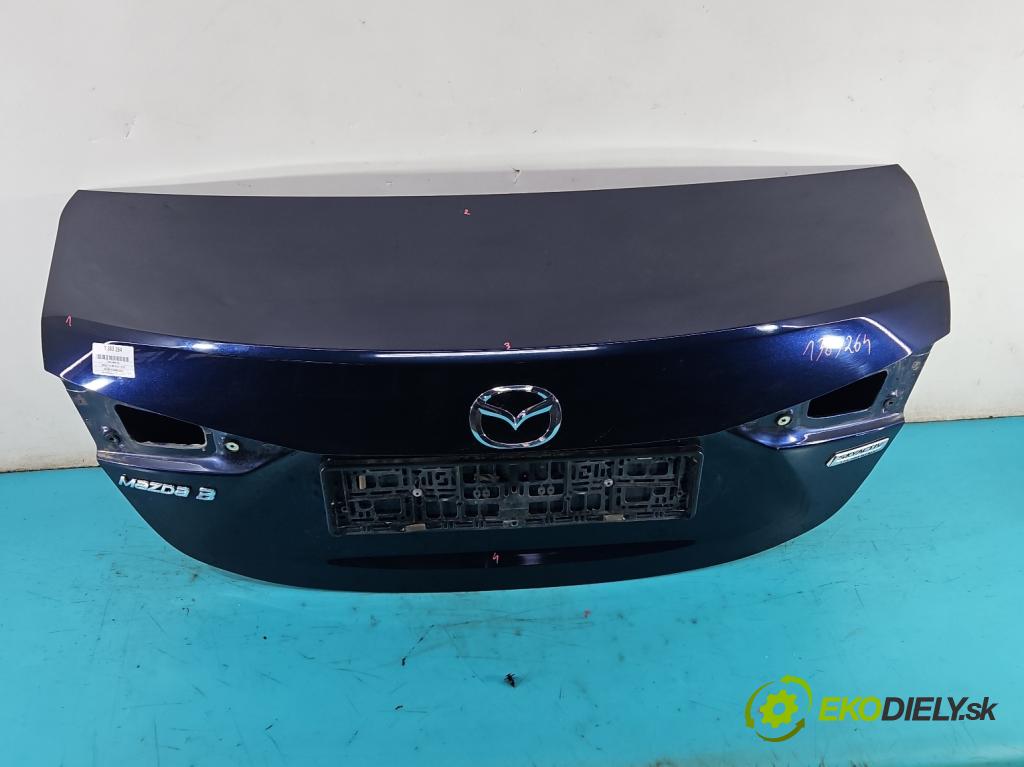 Mazda 3 III BM 2013-2018 2.0 16V 155 hp manual 114 kW 1998 cm3 4- zadní kufrové dveře  (Zadní kapoty)