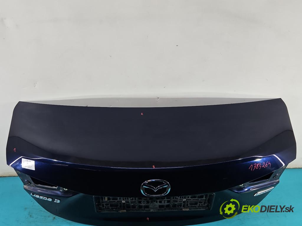 Mazda 3 III BM 2013-2018 2.0 16V 155 hp manual 114 kW 1998 cm3 4- zadní kufrové dveře  (Zadní kapoty)