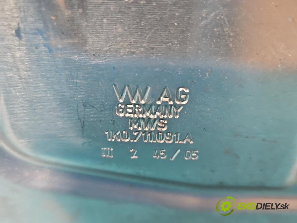 Vw Touran I 2003-2015 1.9 tdi 105 HP manual 77 kW 1896 cm3 5- Páka: Změny: stupeň,rýchlosť 1K0711091A (Rýchlostné páky / kulisy)