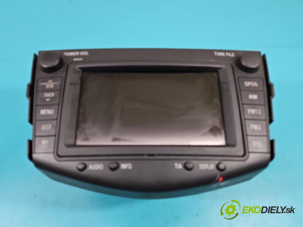 Toyota Rav4 III 2005-2012 2.0 VVti: 152KM automatic 112 kW 1998 cm3 5- Radio originál 86120-42241