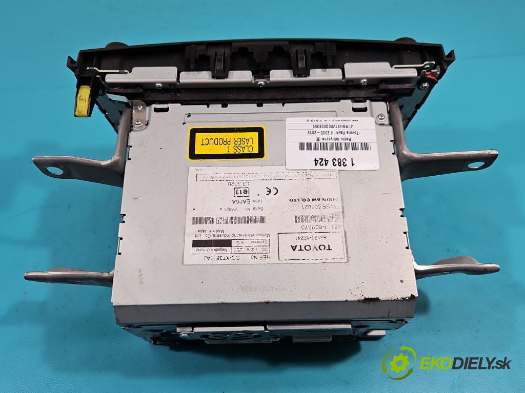 Toyota Rav4 III 2005-2012 2.0 VVti: 152KM automatic 112 kW 1998 cm3 5- Radio originál 86120-42241