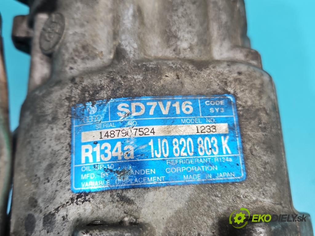 Seat Toledo II 1998-2004 1.9 tdi 110 hp manual 81 kW 1896 cm3 4- Kompresor: klíma 1J0820803K (Kompresory)