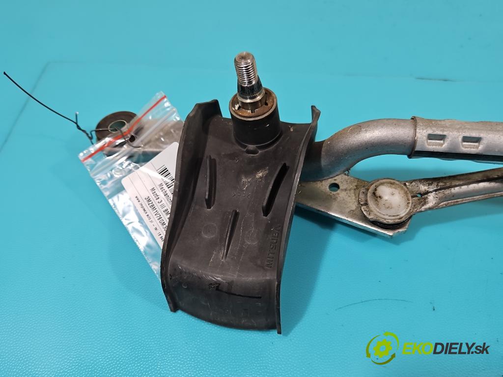 Mazda 3 III BM 2013-2018 2.0 16V 155 hp manual 114 kW 1998 cm3 4- mechanismus stěračů
