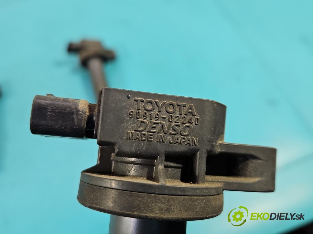 Toyota Yaris I 1999-2005 1.0 VVti: 68 HP manual 50 kW 998 cm3 5- cievka zapaľovacia 90919-02240 (Zapaľovacie cievky, moduly)