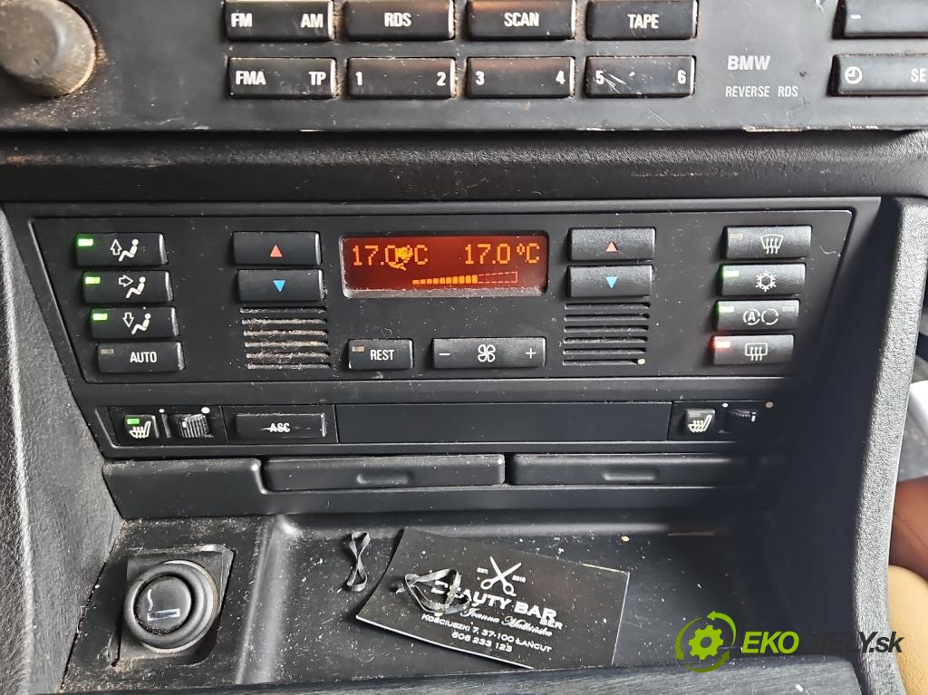 Bmw 5 E39 1996-2003 2.8 R6 193 HP manual 142 kW 2793 cm3 4- panel kúrenia 