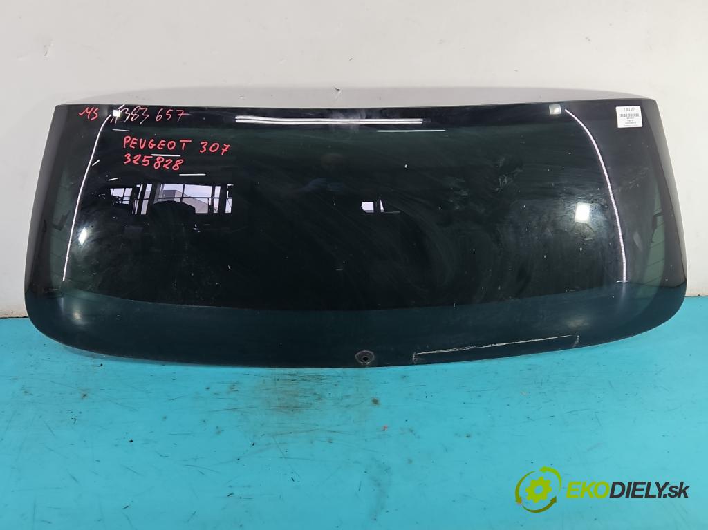 Peugeot 307 2.0 hdi 90 hp manual 66 kW 1997 cm3 5- sklo zadní  (Okna zadní)